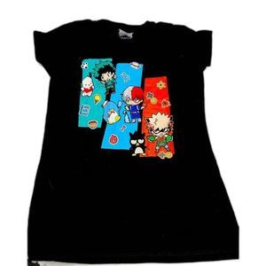 My Hero Academia black tee t-shirt size S unisex